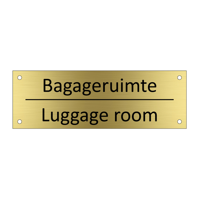 Bagageruimte - Luggage room & Bagageruimte - Luggage room & Bagageruimte - Luggage room