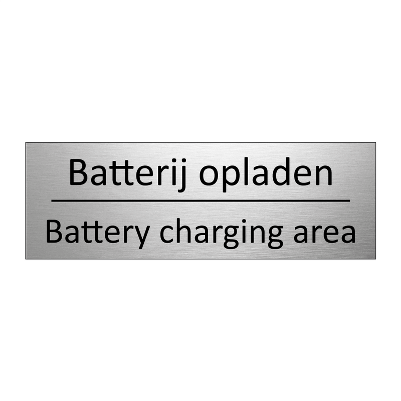 Batterij opladen - Battery charging area & Batterij opladen - Battery charging area