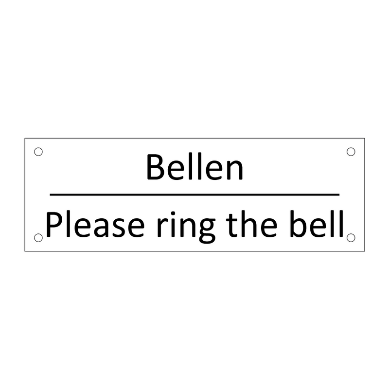 Bellen - Please ring the bell & Bellen - Please ring the bell & Bellen - Please ring the bell