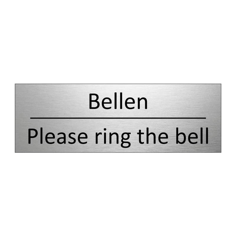 Bellen - Please ring the bell & Bellen - Please ring the bell & Bellen - Please ring the bell