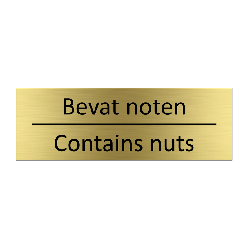 Bevat noten - Contains nuts & Bevat noten - Contains nuts & Bevat noten - Contains nuts