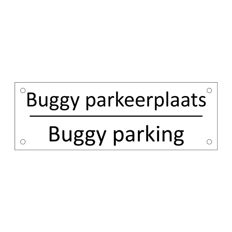 Buggy parkeerplaats - Buggy parking & Buggy parkeerplaats - Buggy parking