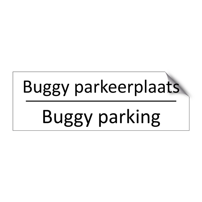 Buggy parkeerplaats - Buggy parking & Buggy parkeerplaats - Buggy parking