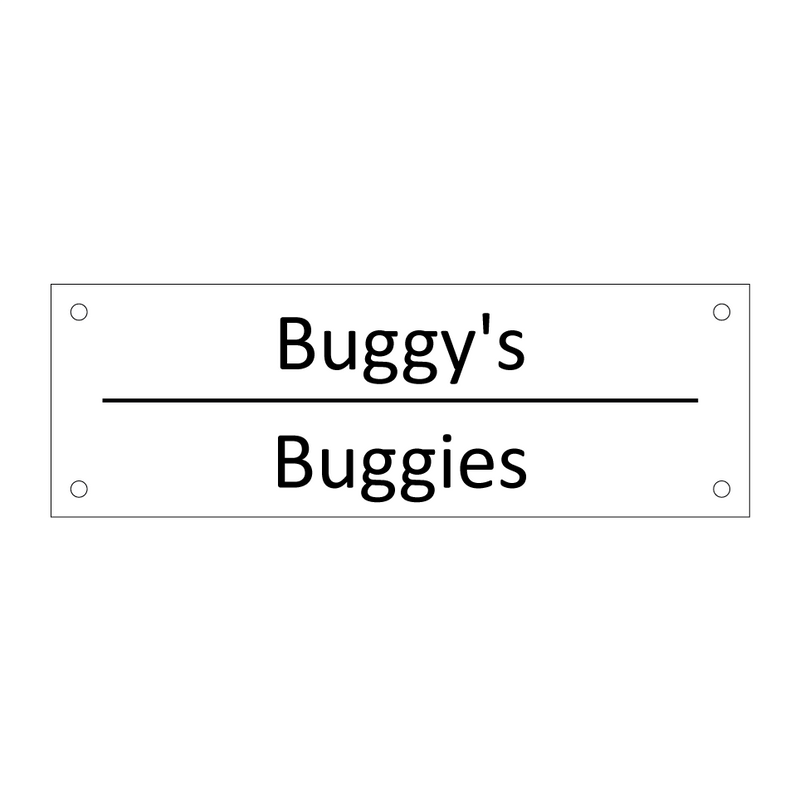 Buggy's - Buggies & Buggy's - Buggies & Buggy's - Buggies