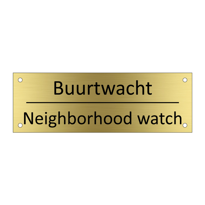 Buurtwacht - Neighborhood watch & Buurtwacht - Neighborhood watch & Buurtwacht - Neighborhood watch