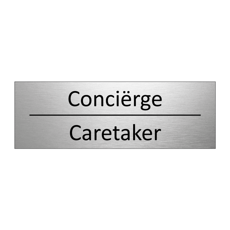 Conciërge - Caretaker & Conciërge - Caretaker & Conciërge - Caretaker & Conciërge - Caretaker