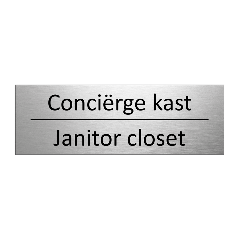 Conciërge kast - Janitor closet & Conciërge kast - Janitor closet