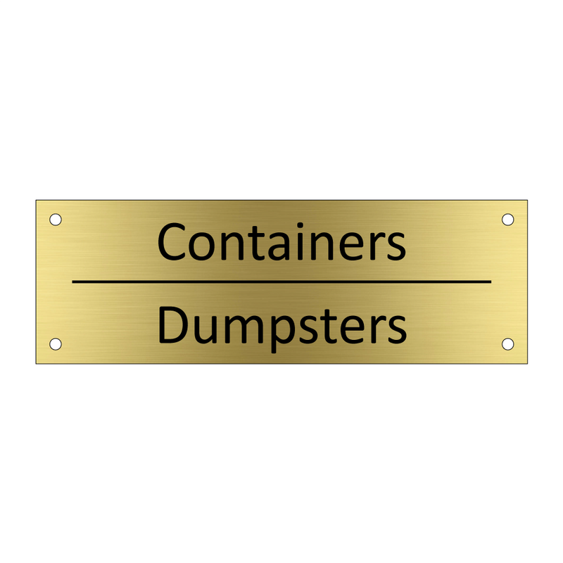 Containers - Dumpsters & Containers - Dumpsters & Containers - Dumpsters