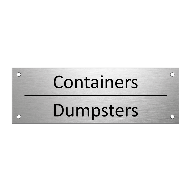 Containers - Dumpsters & Containers - Dumpsters & Containers - Dumpsters