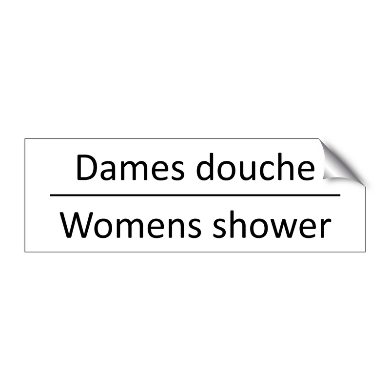 Dames douche - Womens shower & Dames douche - Womens shower & Dames douche - Womens shower