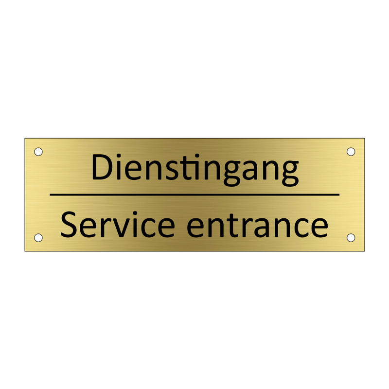 Dienstingang - Service entrance & Dienstingang - Service entrance & Dienstingang - Service entrance