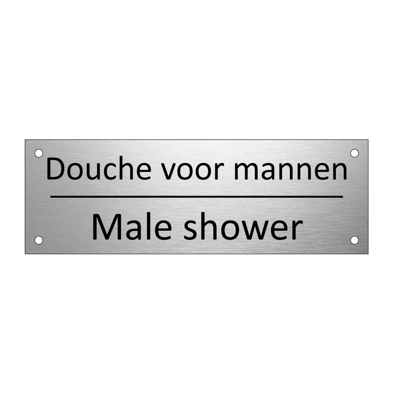 Douche voor mannen - Male shower & Douche voor mannen - Male shower