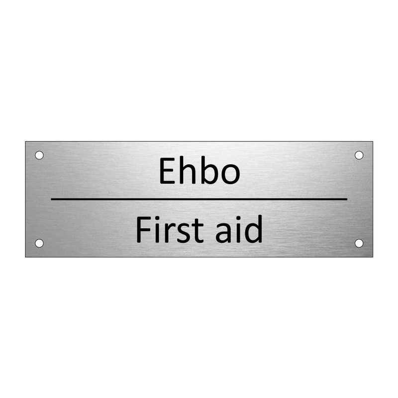 Ehbo - First aid & Ehbo - First aid & Ehbo - First aid