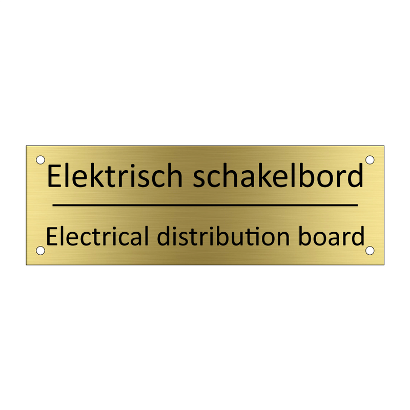 Elektrisch schakelbord - Electrical distribution board