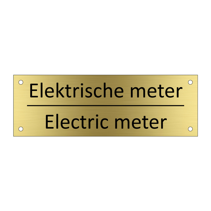 Elektrische meter - Electric meter & Elektrische meter - Electric meter