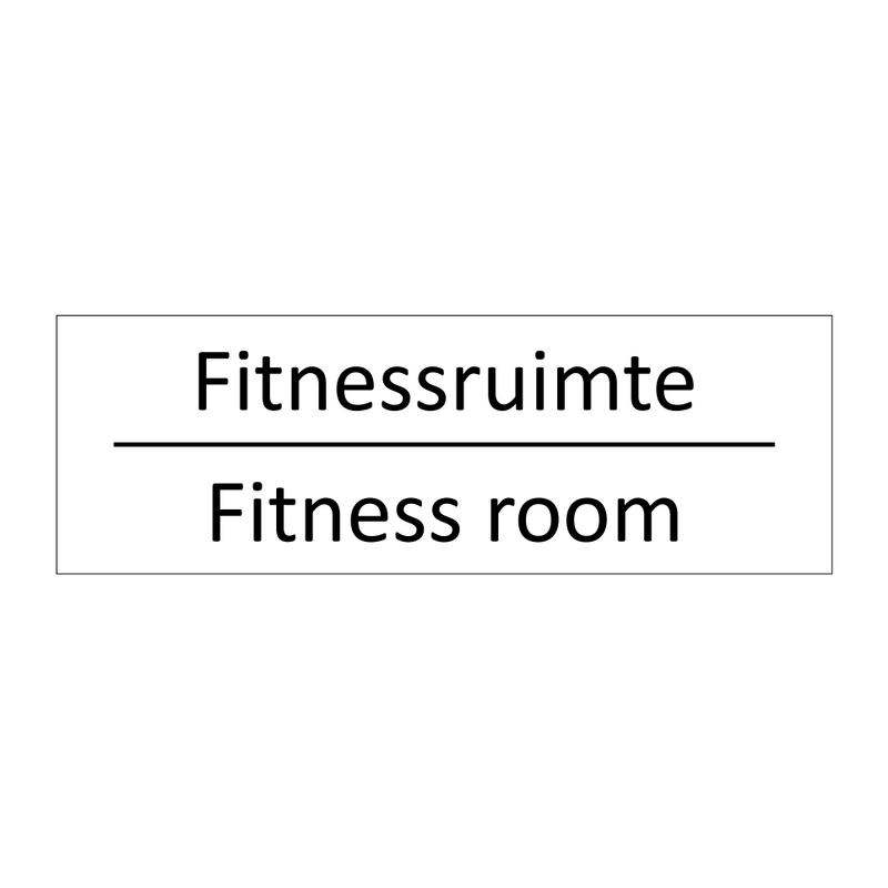 Fitnessruimte - Fitness room & Fitnessruimte - Fitness room & Fitnessruimte - Fitness room