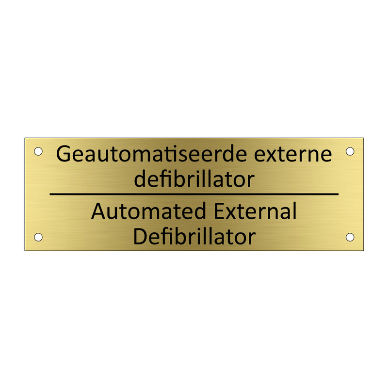 Geautomatiseerde externe defibrillator - Automated External Defibrillator