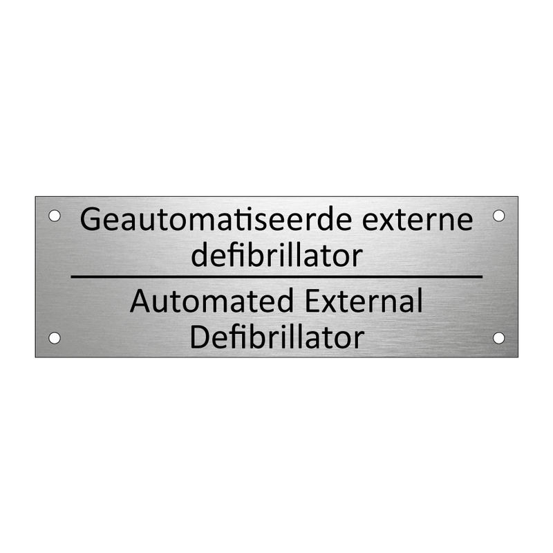 Geautomatiseerde externe defibrillator - Automated External Defibrillator