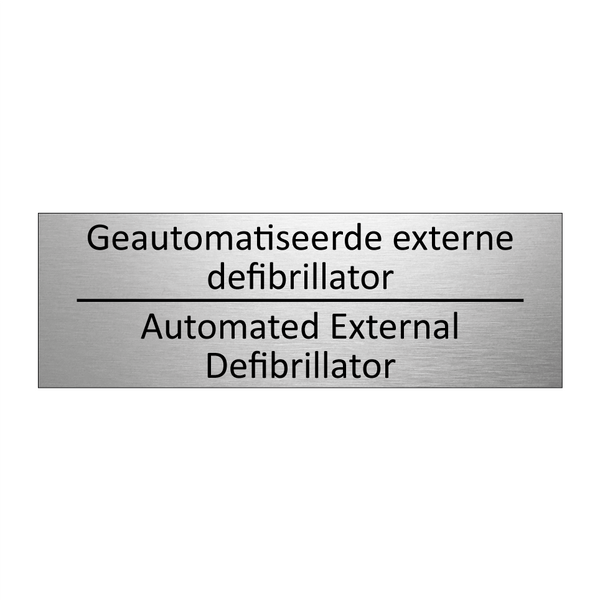 Geautomatiseerde externe defibrillator - Automated External Defibrillator