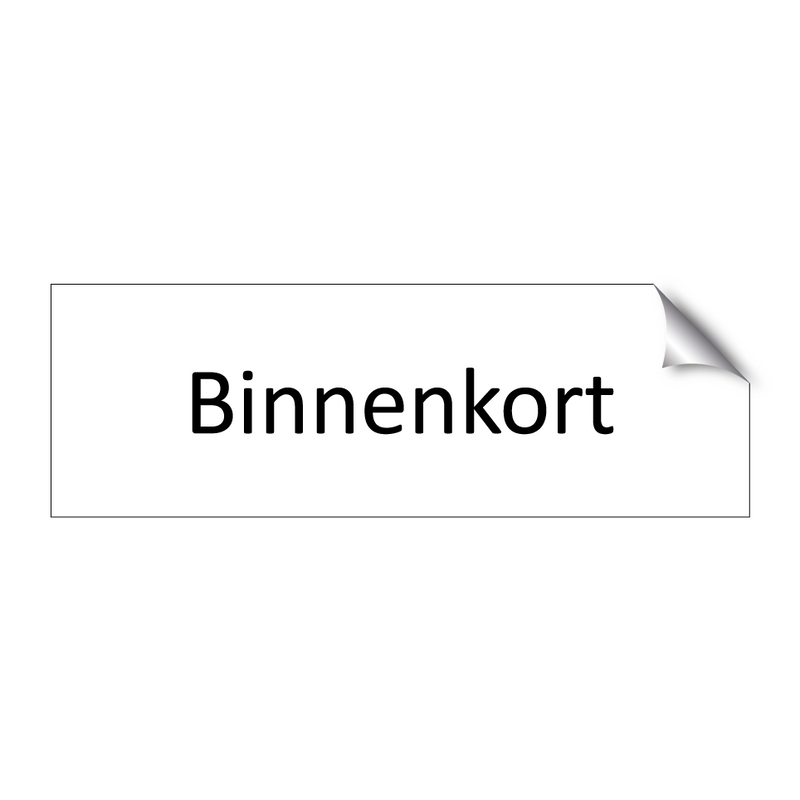 Binnenkort & Binnenkort & Binnenkort