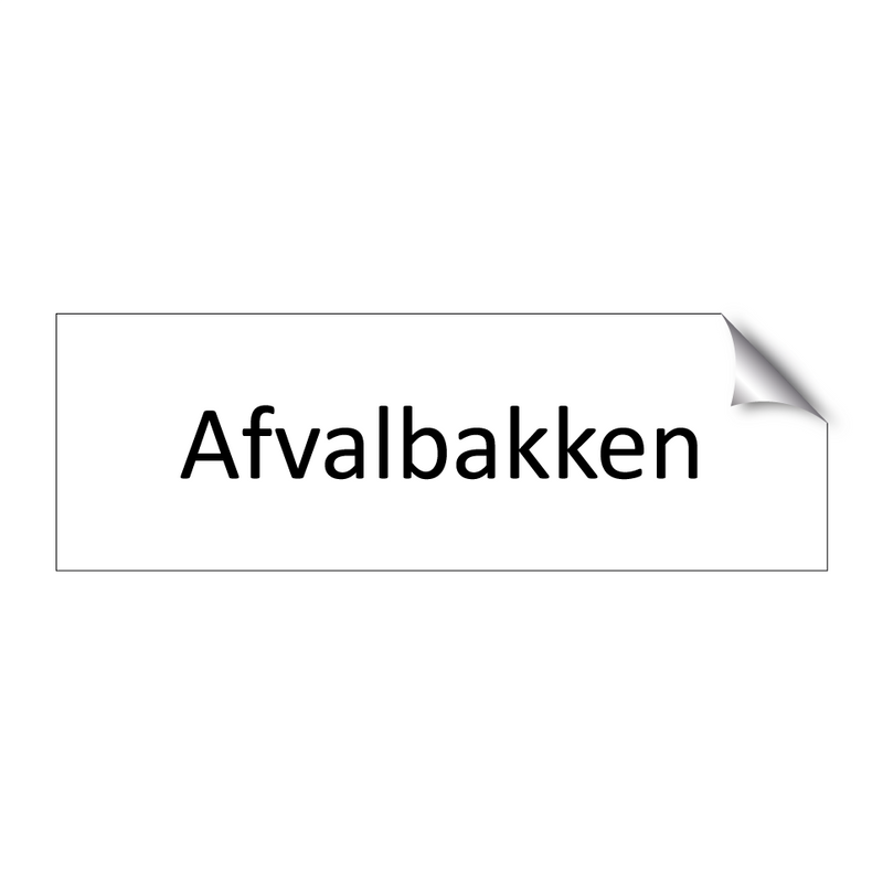 Afvalbakken & Afvalbakken & Afvalbakken