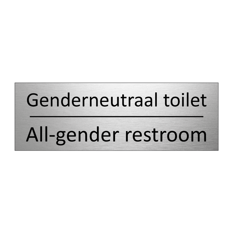 Genderneutraal toilet - All-gender restroom & Genderneutraal toilet - All-gender restroom