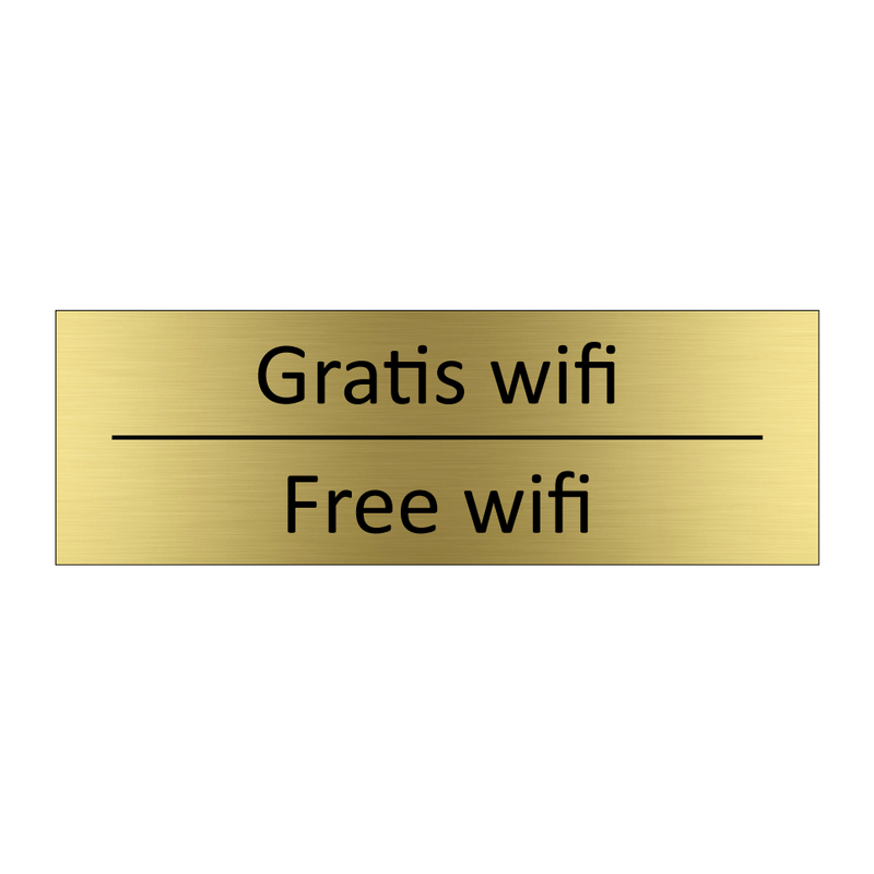 Gratis wifi - Free wifi & Gratis wifi - Free wifi & Gratis wifi - Free wifi