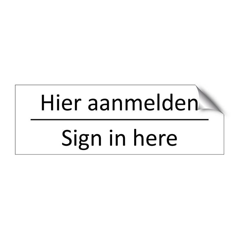 Hier aanmelden - Sign in here & Hier aanmelden - Sign in here & Hier aanmelden - Sign in here