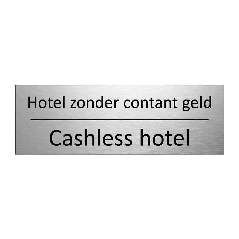 Hotel zonder contant geld - Cashless hotel & Hotel zonder contant geld - Cashless hotel