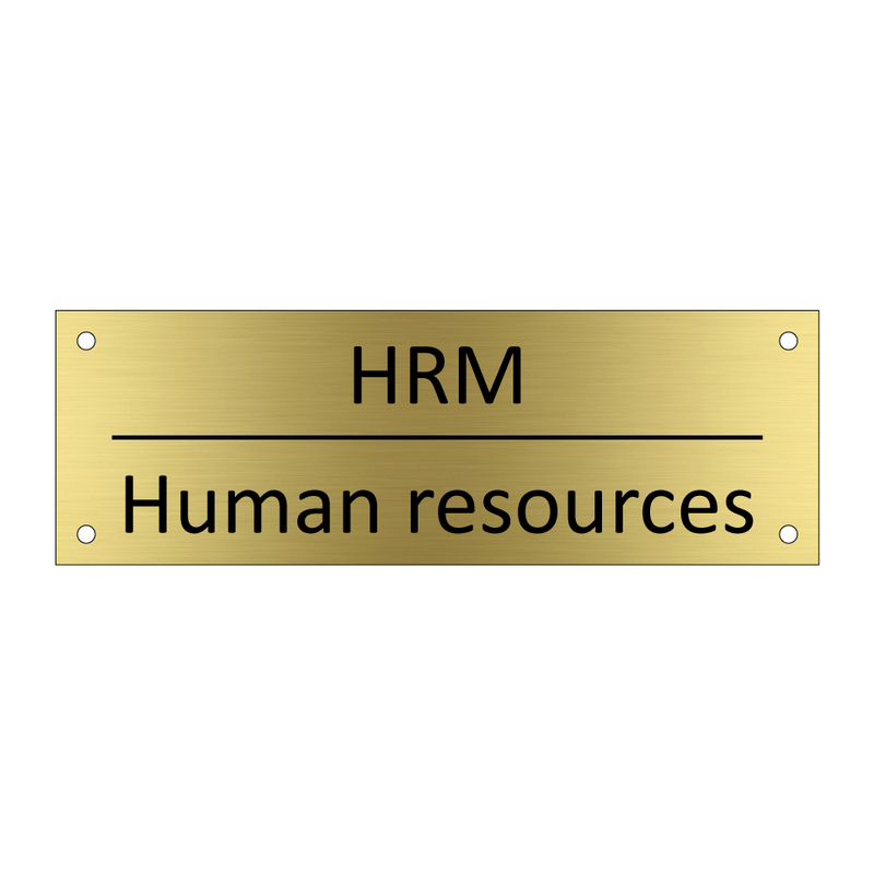 HRM - Human resources & HRM - Human resources & HRM - Human resources