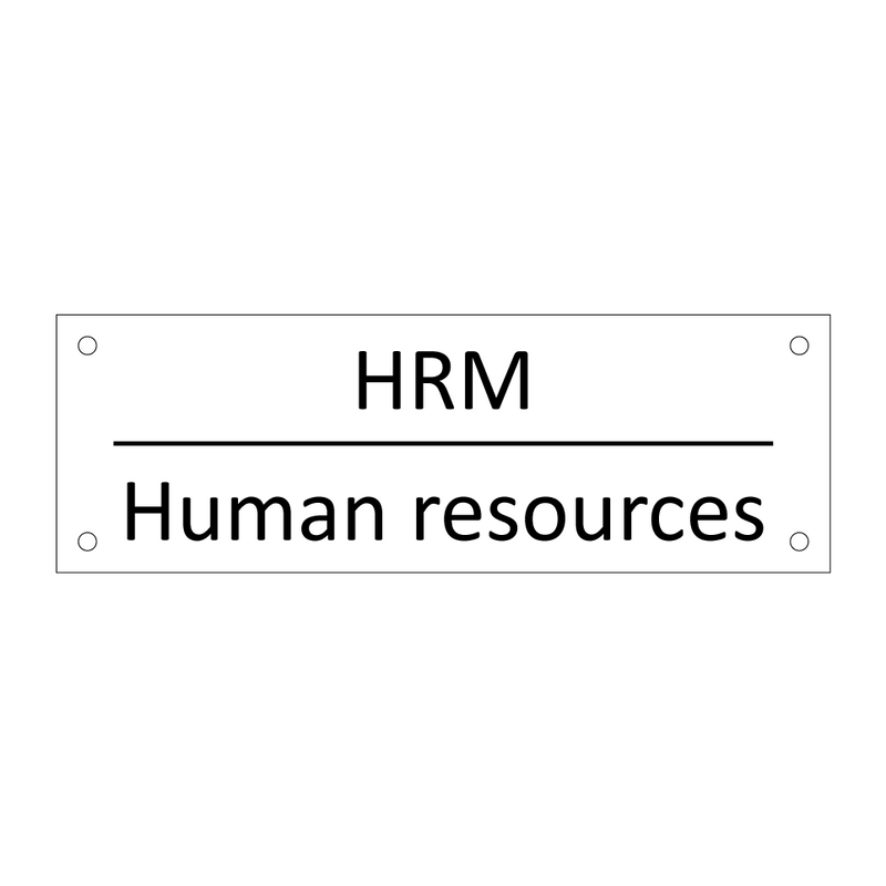 HRM - Human resources & HRM - Human resources & HRM - Human resources