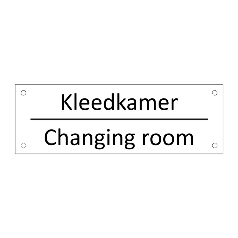 Kleedkamer - Changing room & Kleedkamer - Changing room & Kleedkamer - Changing room