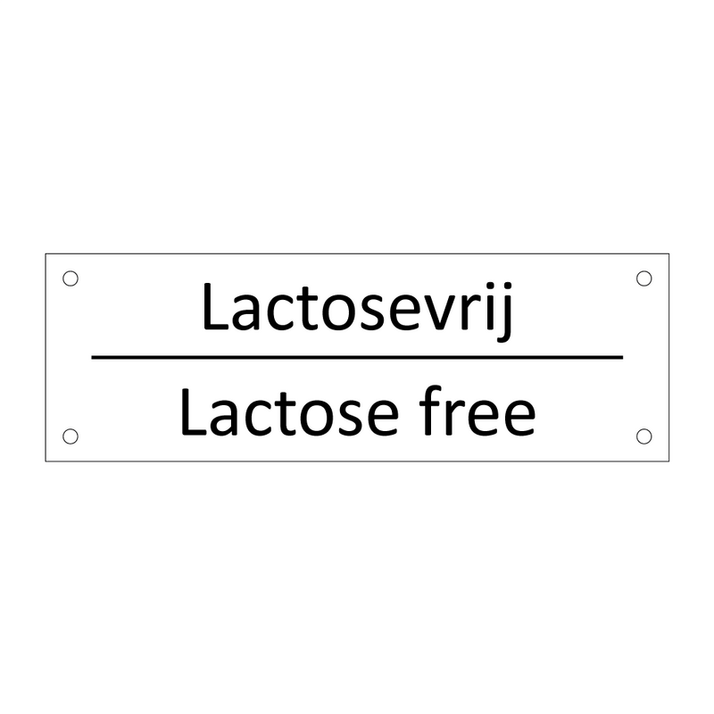 Lactosevrij - Lactose free & Lactosevrij - Lactose free & Lactosevrij - Lactose free