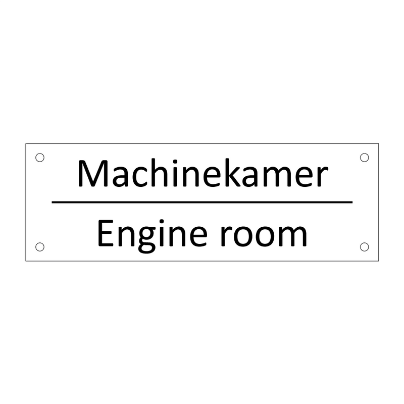 Machinekamer - Engine room & Machinekamer - Engine room & Machinekamer - Engine room