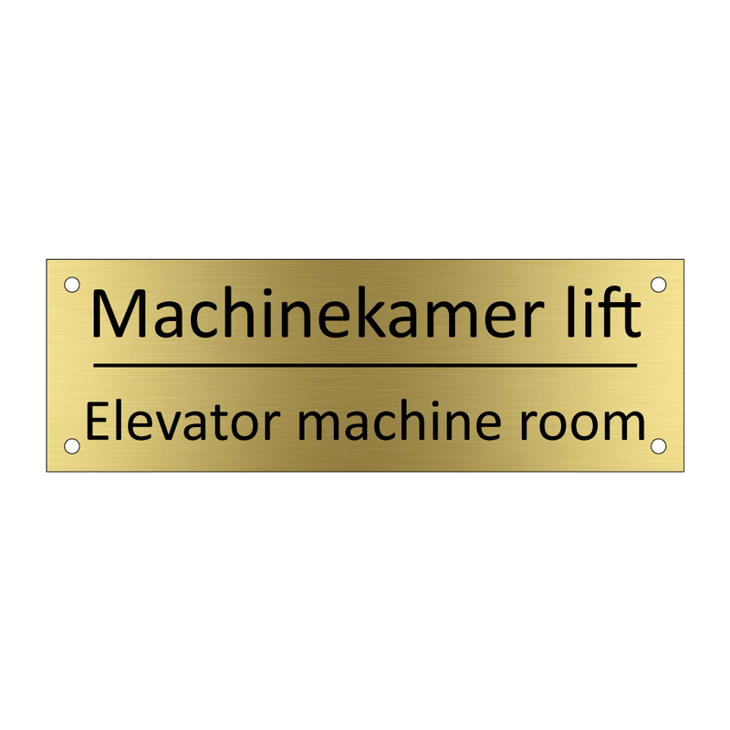 Machinekamer lift - Elevator machine room & Machinekamer lift - Elevator machine room