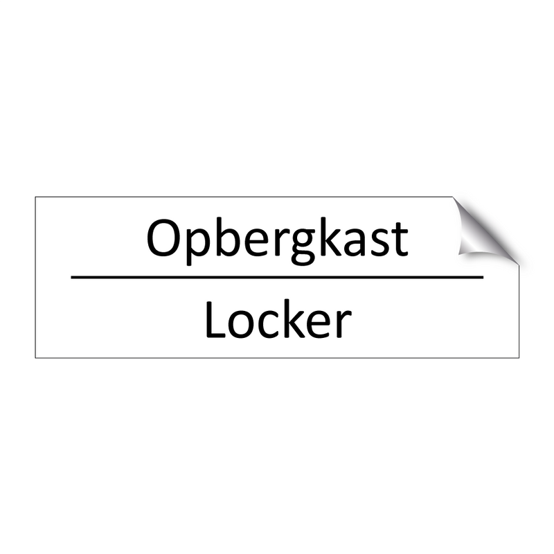 Opbergkast - Locker & Opbergkast - Locker & Opbergkast - Locker