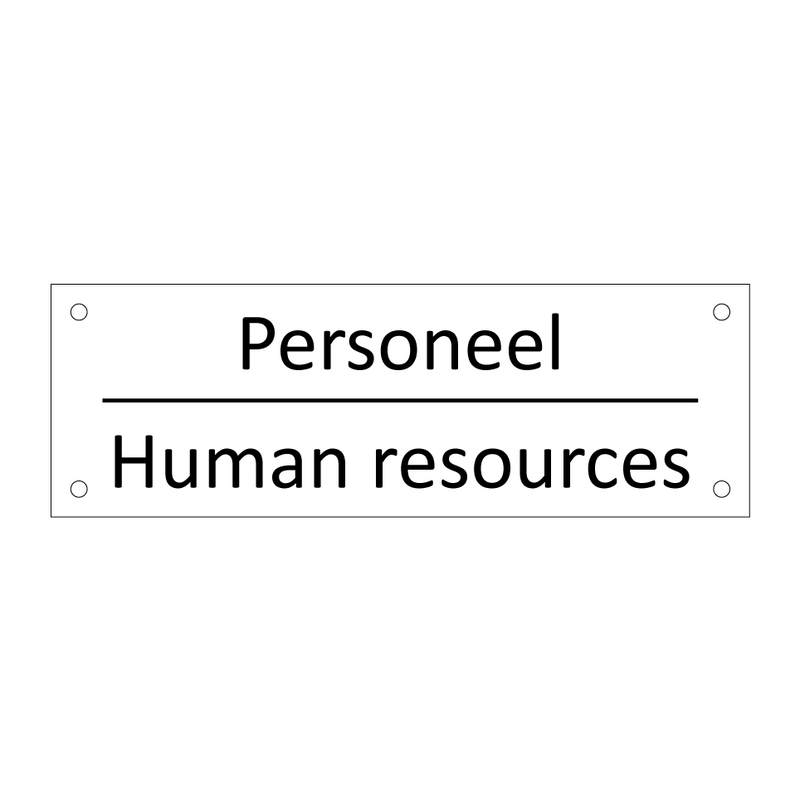 Personeel - Human resources & Personeel - Human resources & Personeel - Human resources