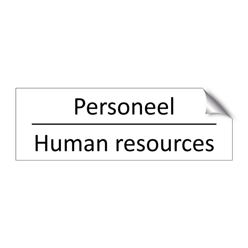 Personeel - Human resources & Personeel - Human resources & Personeel - Human resources