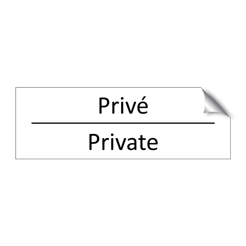 Privé - Private & Privé - Private & Privé - Private