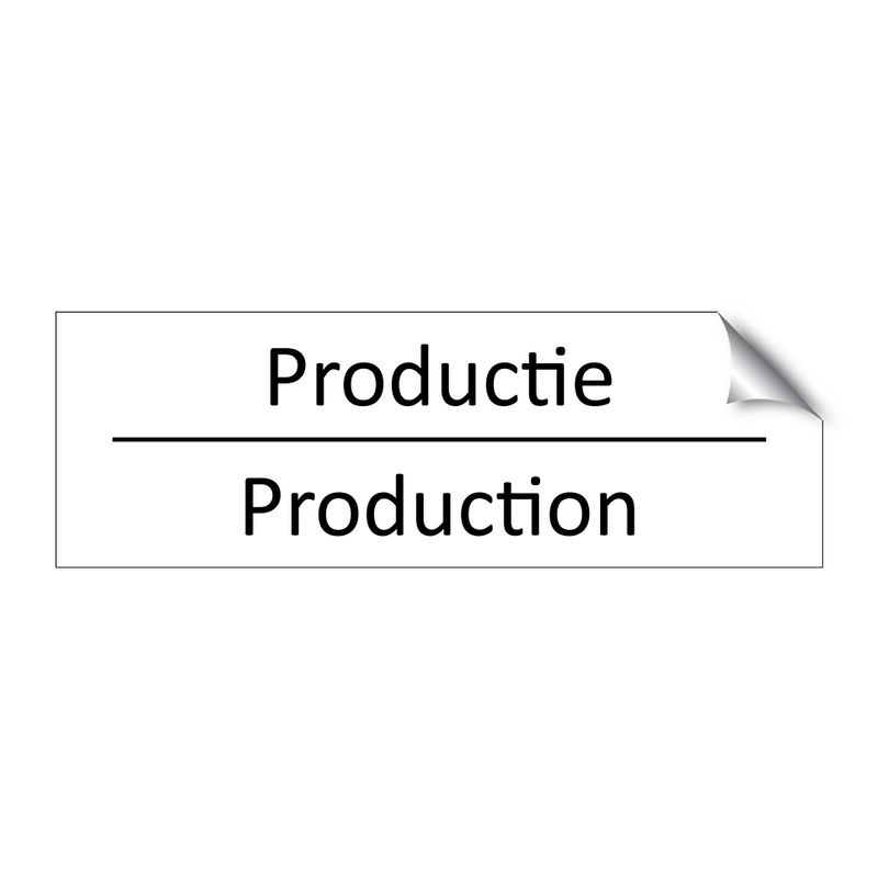 Productie - Production & Productie - Production & Productie - Production