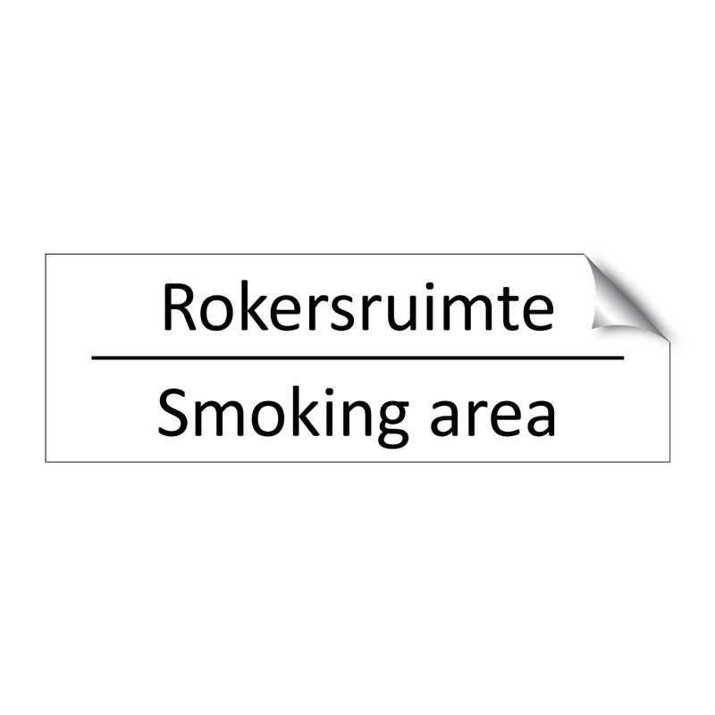 Rokersruimte - Smoking area & Rokersruimte - Smoking area & Rokersruimte - Smoking area