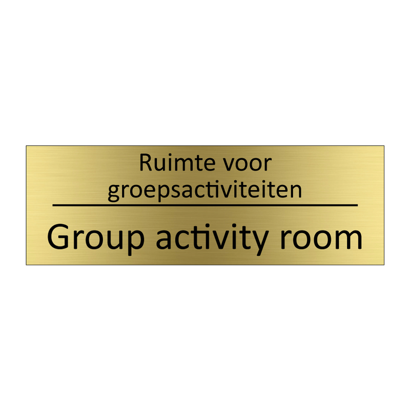 Ruimte voor groepsactiviteiten - Group activity room