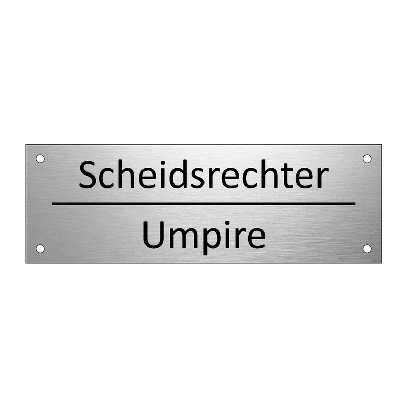 Scheidsrechter - Umpire & Scheidsrechter - Umpire & Scheidsrechter - Umpire