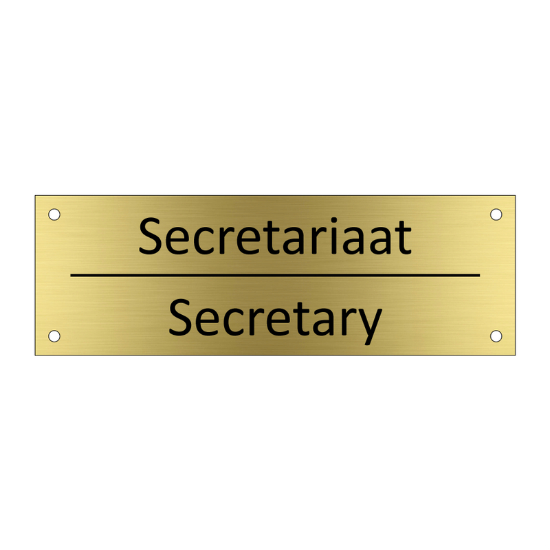 Secretariaat - Secretary & Secretariaat - Secretary & Secretariaat - Secretary