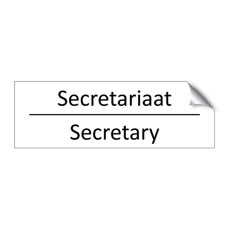 Secretariaat - Secretary & Secretariaat - Secretary & Secretariaat - Secretary