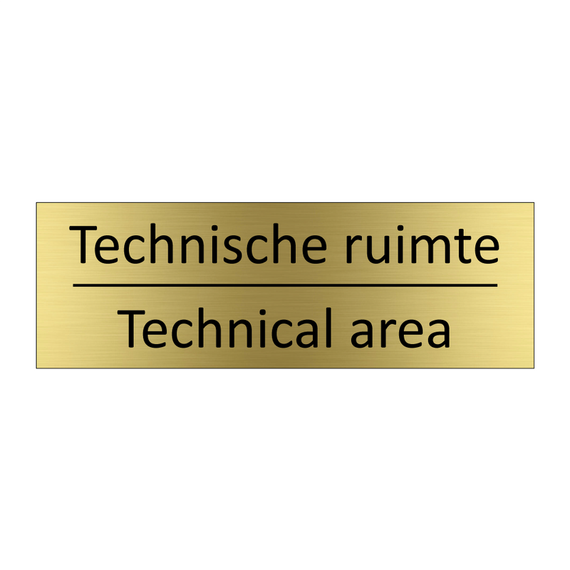 Technische ruimte - Technical area & Technische ruimte - Technical area