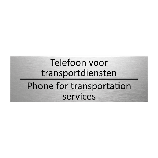 Telefoon voor transportdiensten - Phone for transportation services