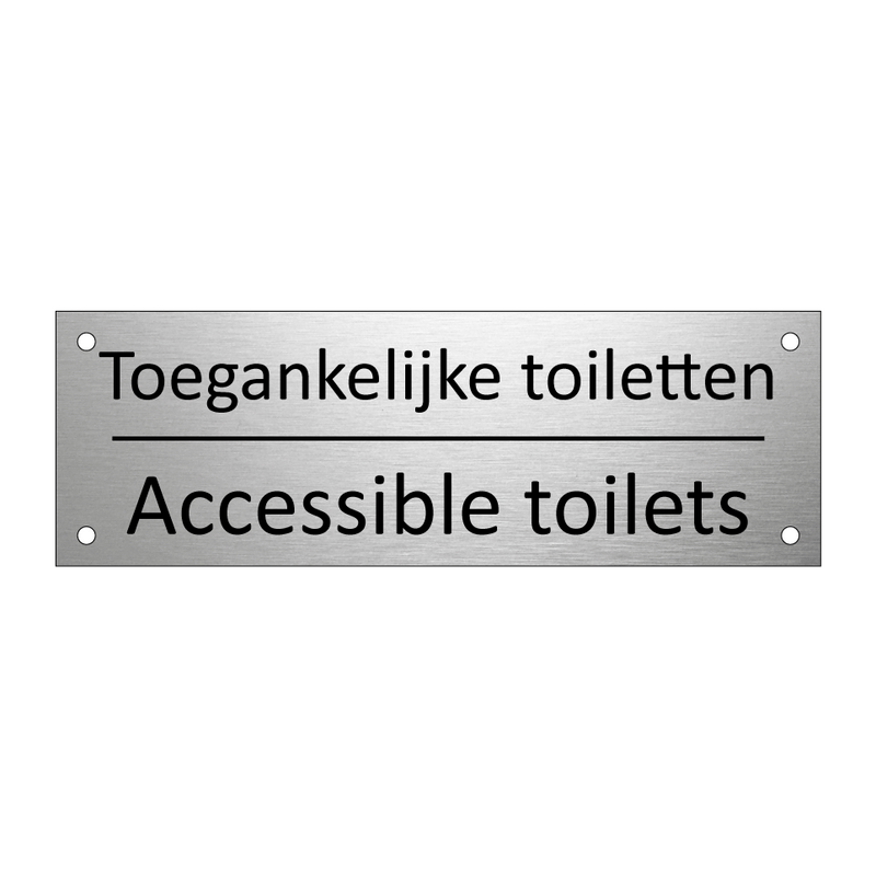 Toegankelijke toiletten - Accessible toilets & Toegankelijke toiletten - Accessible toilets