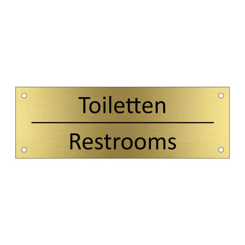 Toiletten - Restrooms & Toiletten - Restrooms & Toiletten - Restrooms