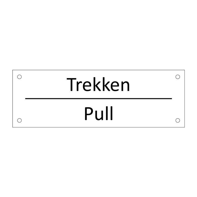 Trekken - Pull & Trekken - Pull & Trekken - Pull